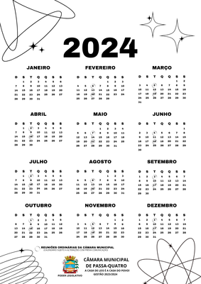 Calendário 2024