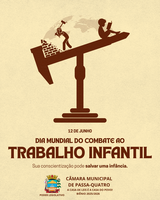 Dia Mundial de Combate ao Trabalho Infantil – 12 de Junho