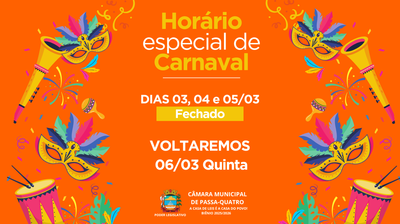 Horário de Carnaval