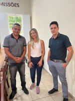 Presidente e Vice-Presidente da Câmara se Reúnem com Fundador da União de Vereadores do Sul, Centro-Oeste e Campo das Vertentes/MG