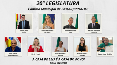 Vereadores 20ª Legislatura C/ Fábio